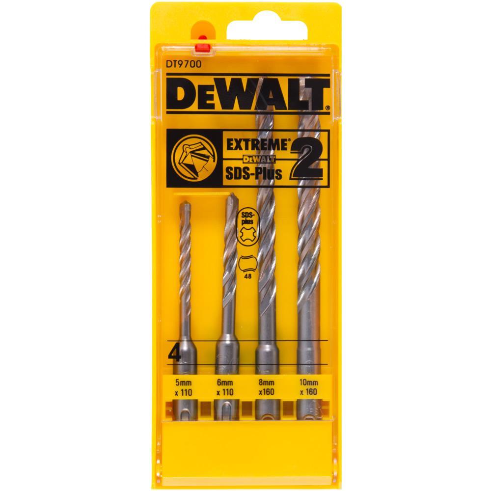 مجموعه 4 عددی مته چهار‌شیار الماسه سِری اکستریم دیوالت مدل DT9700