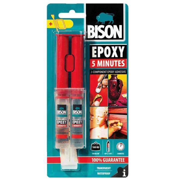 چسب دو قلوی فوری بایسن مدل Epoxy 5 minutes